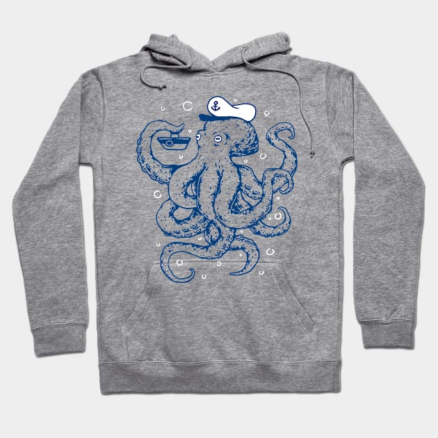 Octopus Sailor Hoodie by popcornpunk